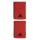 adidas Sweatband Wrist Jumbo #23 red - 2 pieces